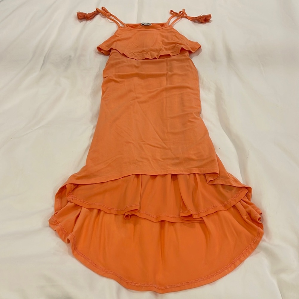 GIRLS size 7/8 Habitual girl coral high low dress
